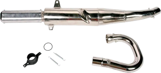 DG Xtreme Exhaust Muffler Pipe System 1-Into-1 w Oval Silencer