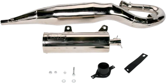 DG Xtreme Exhaust Muffler Pipe System 1-Into-1 w SS Silencer