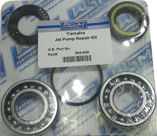 WSM Jet Pump Bearings Seals Rebuild Repair Kit for Yamaha PWC 650-700