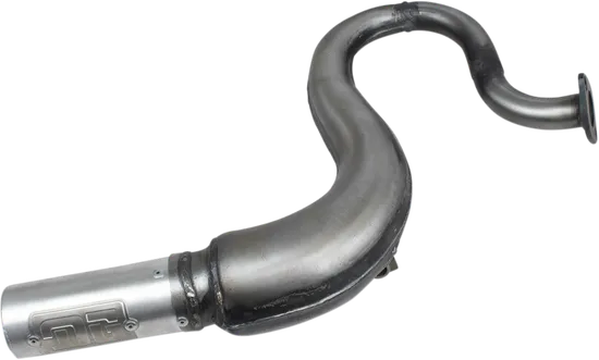DG 2-Stroke Racing Exhaust Header Head Pipe w Internal Silencer