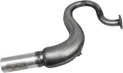 DG 2-Stroke Racing Exhaust Header Head Pipe w Internal Silencer
