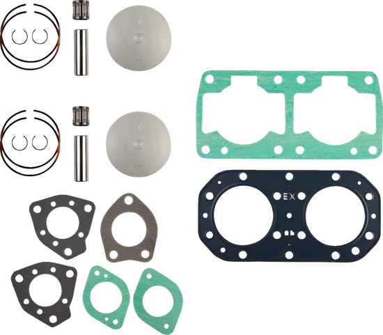 WSM Top End Piston Rebuild Kit Standard Bore 76mm for Kawasaki Jet Ski 650