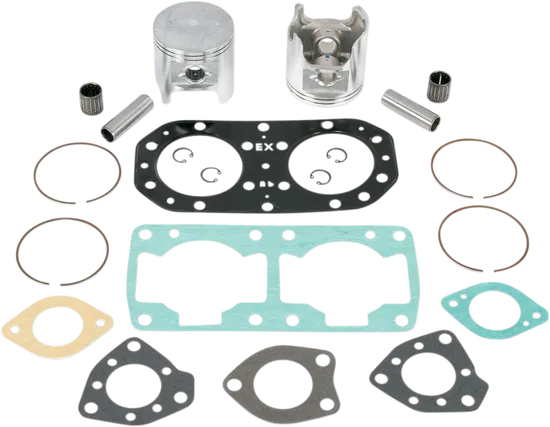 WSM Top End Piston Rebuild Kit Standard Bore 76mm for Kawasaki Jet Ski 650
