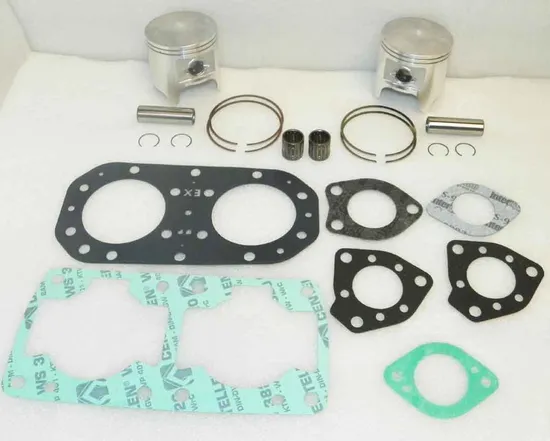 WSM Top End Piston Rebuild Kit Standard Bore 76mm for Kawasaki Jet Ski 650