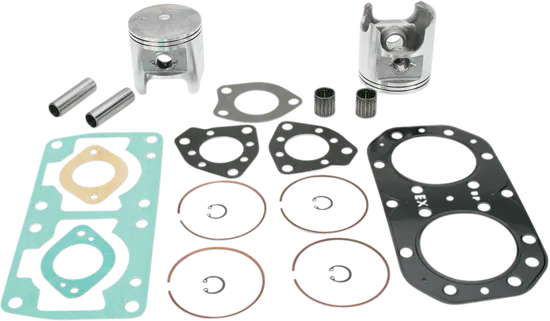 WSM Top End Piston Rebuild Kit 1mm Over 77mm for Kawasaki Jet Ski 650