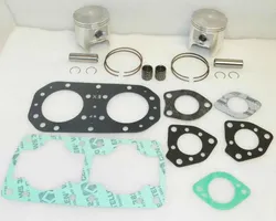WSM Top End Piston Rebuild Kit 1mm Over 77mm for Kawasaki Jet Ski 650