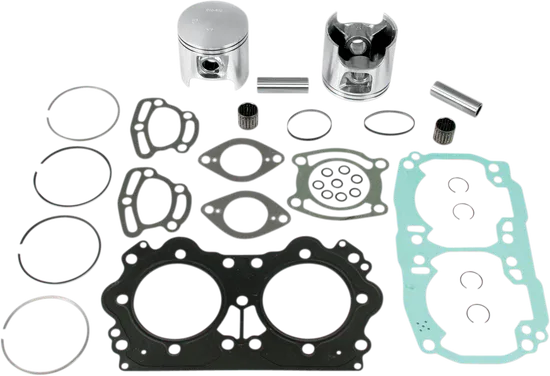 WSM Top End Piston Rebuild Kit 1mm Over 88.91mm for Sea-Doo 951 PWC