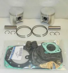 WSM Top End Piston Rebuild Kit .5mm Over 80.5mm for Kawasaki Jet Ski 750