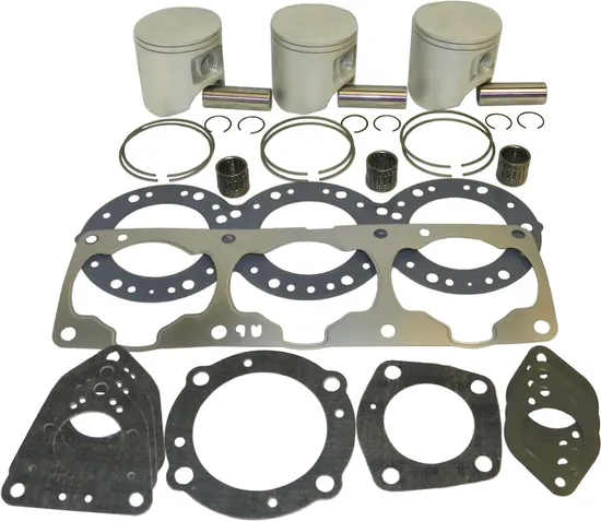 WSM Top End Piston Rebuild Kit .75mm Over 80.75mm for Kawasaki Jet Ski 1100