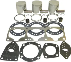 WSM Top End Piston Rebuild Kit .75mm Over 80.75mm for Kawasaki Jet Ski 1100