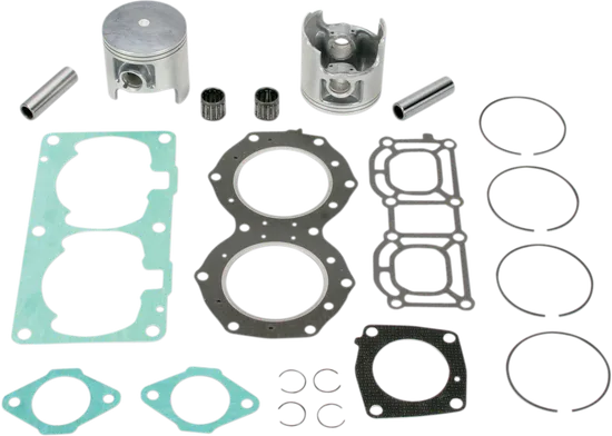 WSM Top End Piston Rebuild Kit Standard Bore 81mm 61X for Yamaha 700 PWC