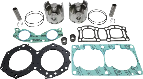 WSM Top End Piston Rebuild Kit .25mm Over 84.25mm for Yamaha PWC 760