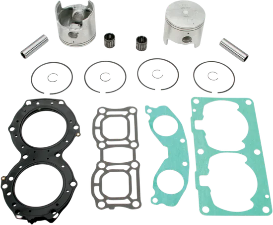 WSM Top End Piston Rebuild Kit .5mm Over 84.50mm for Yamaha PWC 760