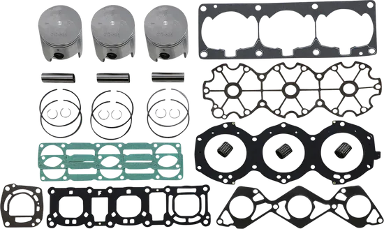 WSM Top End Piston Rebuild Kit .5mm Over 84.50mm for Yamaha WaveRunner