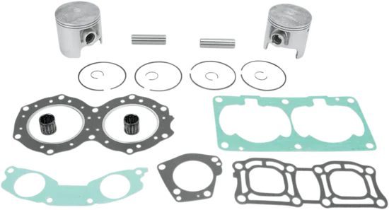 WSM Top End Piston Rebuild Kit .5mm Over 81.5mm 62T for Yamaha 700 PWC