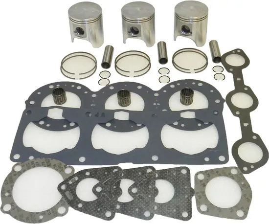 WSM Top End Piston Rebuild Kit .5mm Over 73.50mm for Kawasaki Jet Ski 900