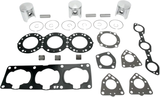 WSM Top End Piston Rebuild Kit .5mm Over 73.50mm for Kawasaki Jet Ski 900