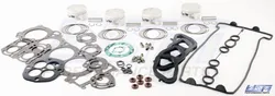WSM Top End Piston Rebuild Kit .25mm Over 74.25mm for Yamaha FX140