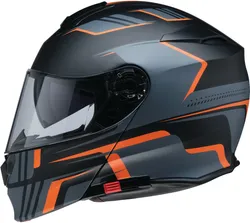 Z1R Adult Unisex Solaris 2.0 Slater Modular Helmet Modular M Orange Black