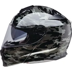Z1R Adult Unisex Solaris 2.0 Camo Modular Helmet Modular S Black Gray