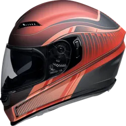 Z1R Adult Unisex Jackal Dark Matter Helmet Full Face S Red
