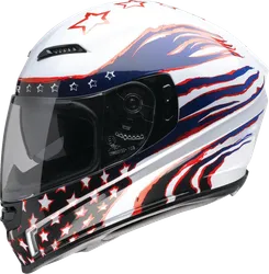 Z1R Adult Unisex Jackal Patriot Helmet Full Face XL Red Blue White