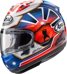 Arai Adult Unisex Corsair-X Dani Samurai-2 Helmet Full Face L Blue Red