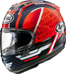 Arai Adult Unisex Corsair-X Vinales-6 Helmet Full Face M Black Red White