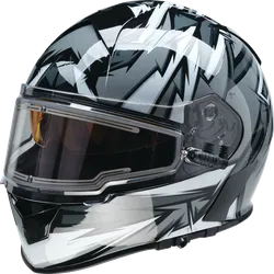 Z1R Adult Unisex Warrant Neuron Helmet Full Face M Gray White