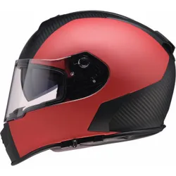 Z1R Adult Unisex Warrant Carbon Helmet Full Face XS Black Satin Red