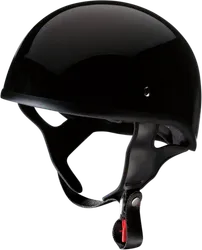 Z1R Adult Unisex CC Beanie Solid Helmet Half Face XS Black