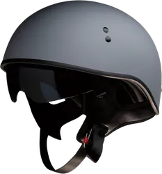 Z1R Adult Unisex Vagrant Primer Helmet Half Face 2XL Gray