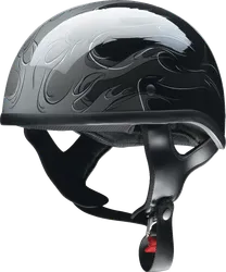 Z1R Adult Unisex CC Beanie Hellfire Helmet Half Face M Gray