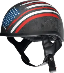 Z1R Adult Unisex CC Beanie Justice Helmet Half Face L Blue White Red