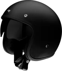 Z1R Adult Unisex Solid Saturn SV Helmet Open Face XS Black Satin