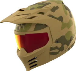 Icon Adult Unisex Elsinore Magnacross Helmet Modular M Camo Brown