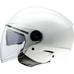Z1R Adult Unisex Scuzzi Solid Helmet Open Face M White