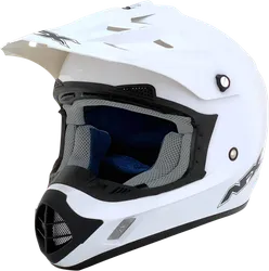 AFX Adult Unisex FX-17 Helmet MX Full Face M White Logo