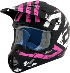 AFX Adult Unisex FX-17 Helmet MX Full Face 2XL Black Pink Attack