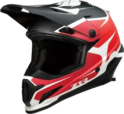 Z1R Adult Unisex Rise Flame Helmet MX L Red White