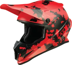 Z1R Adult Unisex Rise Digi Camo Helmet MX 2XL Red