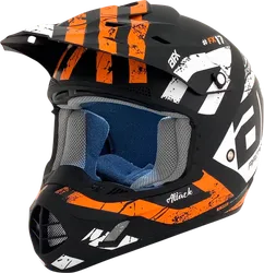 AFX Adult Unisex FX-17 Attack Helmet Full Face 4XL Black Orange