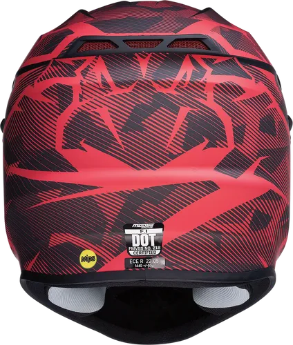 Moose Racing Adult Unisex F.I. Agroid MIPS Helmet MX M Red