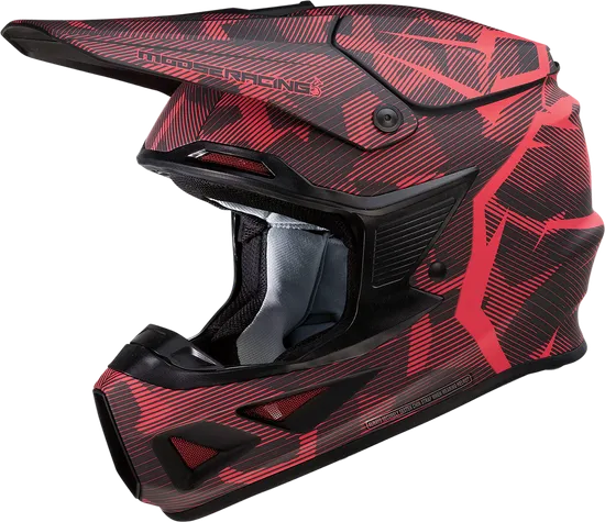 Moose Racing Adult Unisex F.I. Agroid MIPS Helmet MX M Red