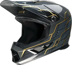 Z1R Adult Unisex Rise 2.0 Hyacinth Helmet MX L Black Gold