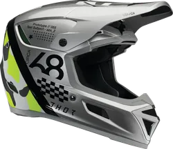 Thor Adult Unisex Reflex Sport Riot Mipsa Helmet MX S Black Gray Yellow