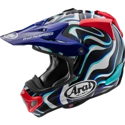 Arai Adult Unisex VX-Pro4 Stream Helmet MX S Blue Multi