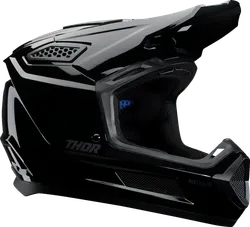 Thor Adult Unisex Fleet Blackout Helmet MX M Black