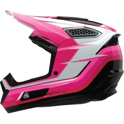 Z1R Adult Unisex Dirt Maxx Vortex Helmet MX 2XL Pink White