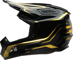 Z1R Adult Unisex Dirt Maxx Monogram Helmet MX 2XL Black Gold